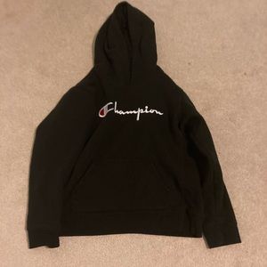 Black champions hoodie